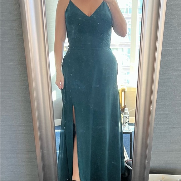 Kennedy Blue Forrest Green dress - Picture 3 of 4